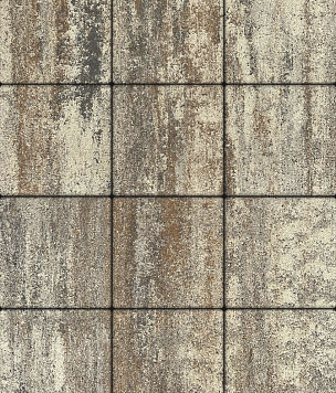 Тротуарная плитка Квадрат Листопад гладкий  300х300 - peschanik_standart