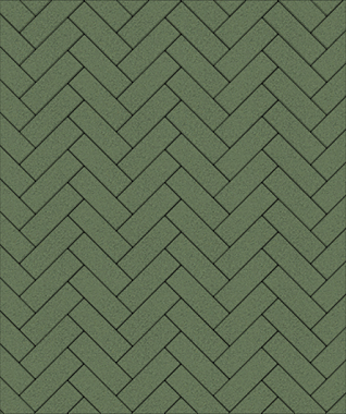 Тротуарная плитка ПАРКЕТ - Стандарт Зелёный