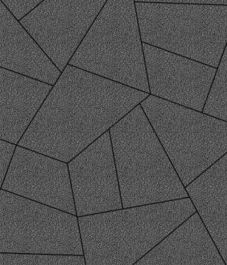 Тротуарная плитка ОРИГАМИ - Гранит Серый, комплект из 6 видов плит