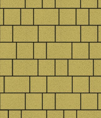 Тротуарная плитка УРИКО - Стандарт  Желтый, комплект из 3 видов плит
