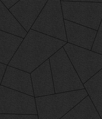 Тротуарная плитка ОРИГАМИ - Гранит Черный, комплект из 6 видов плит