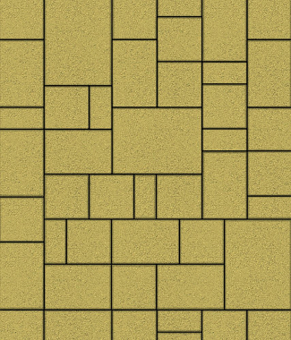 Тротуарная плитка МЮНХЕН - Стандарт Желтый, комплект из 4 видов плит