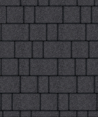 Тротуарная плитка СТАРЫЙ ГОРОД - Стоунмикс Черный, комплект из 3 видов плит