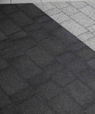 Тротуарная плитка СТАРЫЙ ГОРОД - Стоунмикс Черный, комплект из 3 видов плит