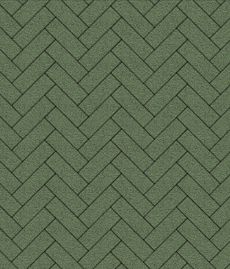 Тротуарная плитка ПАРКЕТ - Гранит Зеленый