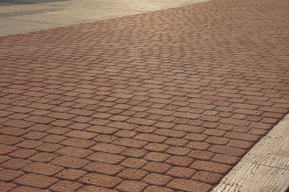 Тротуарная плитка УРИКО - Стандарт  Оранжевый, комплект из 3 видов плит