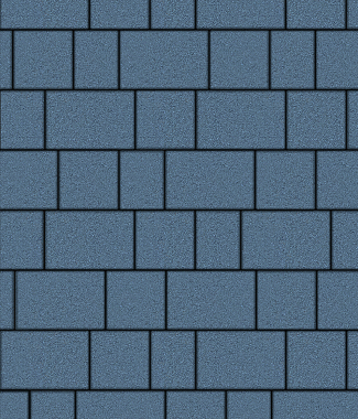 Тротуарная плитка УРИКО - Стандарт  Синий, комплект из 3 видов плит