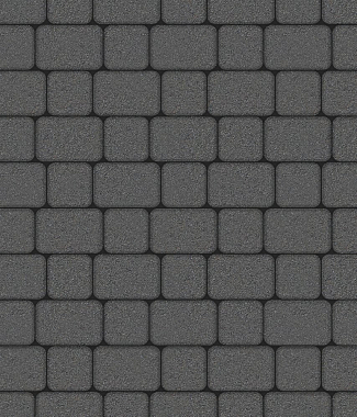 Тротуарная плитка КЛАССИКО - Стандарт Серый, комплект из 2 видов плит