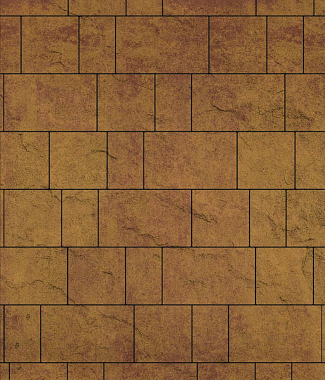 Тротуарная плитка рельефная СТАРЫЙ ГОРОД - Листопад гладкий Каир, комплект из 3 видов плит