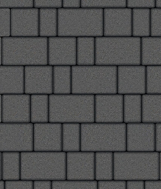 Тротуарная плитка СТАРЫЙ ГОРОД - Стандарт Серый, комплект из 3 видов плит